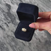 Vintage 14k Yellow Gold 1.2cttw Opal Rainbow Flashing Trio Ring - Video showing the piece