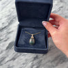 Vintage 14k Yellow Gold 8.78ct Bloodstone Diamond Stunning Sparkling Cabochon Pendant - Video showing the piece