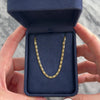 Vintage Italian 14k Yellow Gold Gleaming Flat Chain Necklace - Video showing the piece