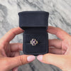 Vintage 14k Yellow Gold 1.42cttw Amethyst Diamond Lovely Heart Clover Ring - Video showing the piece