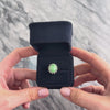 Vintage 14k Yellow & White Gold 4.01ct Jade Diamond Chic Stately Halo Ring  - Video showing the piece