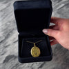 Antique Victorian English 15k Yellow Gold Floral Arrangement Locket Pendant - Video showing the piece