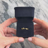 Estate 18k Yellow Gold Diamond Chic Brushed Wavy Vine Band Ring - Video showing the piece