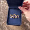 Vintage 14k Yellow Gold 7.73cttw Amethyst Dark Green Jade Detailed Dragon Trio Brooch / Pin - Video showing the piece