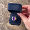 Vintage Heavy 14k Yellow Gold 9.98ct Amethyst .84cttw Ruby Diamond Fabulous Cabochon Accent Cocktail Ring - Video showing the piece