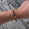 Vintage 14k Yellow Gold 6.3cttw Garnet Crossing Link Bracelet - Video showing the piece