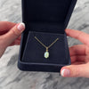 Vintage 9k Yellow Gold 1ct Opal Flashing Oval Pendant - Video showing the piece