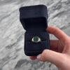 2.5ct Vintage 10k Yellow Gold Bloodstone Swirling Ribbed Signet Ring - Video showing the piece