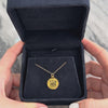 Vintage 18k Yellow & Rosy Yellow Gold Textured Poseidon Medallion Charm / Pendant - Video showing the piece