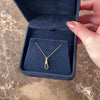 Vintage 14k Yellow Gold Mini Swivel Dog Clip Charm Holder Pendant - Video showing the piece
