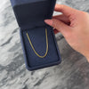Vintage Italian 14k Yellow Gold 1.35mm Dimensional Fish Scale Link Chain - Video showing the piece