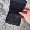 Vintage Italian 14k Yellow Gold Rectangular Link Necklace - Video showing the piece