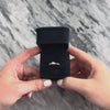 Estate 18k Yellow Gold & Platinum Diamond Bubble Band Solitaire Ring - Video showing the piece
