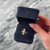 Antique 14k Yellow & Rosy Yellow Gold 1.22cttw Diamond Unusual Glittering Stacked Trio Ring - Video showing the piece