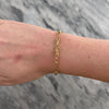 Vintage 18k Yellow Gold Wonderful Dimensional Wrapped Bar Link Bracelet - Video showing the piece