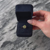 Vintage 14k Yellow Gold Emerald Diamond S Shaped Brilliance Ring - Video showing the piece