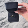 Antique 14k White Gold Old European Cut Diamond Delicate Square Solitaire Ring - Video showing the piece