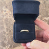 Vintage 18k Yellow Gold Diamond Timeless Channel Ring 7.50