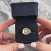 Vintage 14k Yellow Gold Striking Textured Engraved 