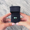 Vintage Hidalgo 18k White Gold Diamond Artistic Ombré Enamel Band Ring 6.00