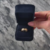 Antique Victorian 14k Rosy Yellow Gold Wide Band Dated 1873 Ring - Video showing the piece