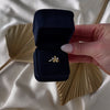 Estate 18k Yellow Gold Diamond Flower Ring - Video showing the piece