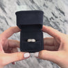 Antique Art Deco Platinum Diamond Leafy Decorated Eternity Band Ring - Video showing the piece