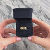 Estate 14k Yellow Gold Champagne Diamond Chain Link Ring - Video showing the piece