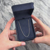 Vintage 14k White Gold Chic Round 1.5mm Cable Chain - Video showing the piece
