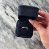 Vintage 14k Yellow Gold Emerald Square Channel Band Ring - Video showing the piece