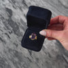 Vintage 18k Yellow Gold 10ct Amethyst Purple Teardrop Ring  - Video showing the piece