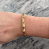 Vintage 14k Yellow Gold Bamboo Bracelet - Video showing the piece