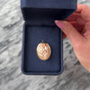 Vintage Large 14k Yellow Gold Shell Carved Floral Bouquet Pin / Pendant - Video showing the piece