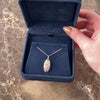 Estate 14k White Gold .65cttw Yellowish Green Orange Yellow Orange-Yellow Sapphire Diamond Sunset Ombré Pendant - Video showing the piece