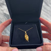 Vintage Italian 18k Yellow & White Gold Serene Rowboat Charm / Pendant - Video showing the piece