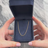 Estate 14k Yellow Gold 2.1mm Quintessential Cable Chain - Video showing the piece