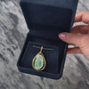 Vintage Large 14k Yellow Gold 4ct Jade Intricate Carvings Pendant - Video showing the piece