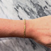 Vintage Italian 18k Yellow Gold Gleaming Cabled Bar Link Bracelet - Video showing the piece