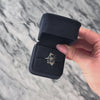 Vintage 14k White Gold 1.2cttw Sapphire Diamond Marquise Waterfall Ring - Video showing the piece