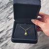 Antique 14k Yellow Gold Pearl Lucky Wishbone & Coiling Serent Pendant - Video showing the piece