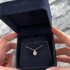 Vintage 14k White Gold Diamond Floral Burst Pendant  - Video showing the piece