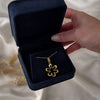 Vintage Large 18k Yellow Gold Whimsical Flower Pendant - Video showing the piece