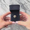 Vintage 14k Yellow Gold .84cttw Blue Sapphire Diamond Multi-Cut Bezel Ring - Video showing the piece