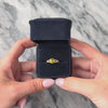 Estate 14k Yellow Gold 1.14ct Sphene Diamond Dimensional Open Shoulder Ring - Video showing the piece