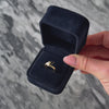 Vintage Lightweight 14k Yellow Gold Sapphire Refined Ring - Video showing the piece
