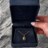 Antique Art Deco 14k Yellow Gold Hematite Nugget Border Charm / Pendant - Video showing the piece