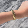 Vintage Italian 14k Yellow Gold Braided Link Bracelet - Video showing the piece