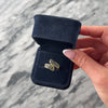 Vintage 14k Yellow Gold .97cttw Teal Tourmaline Dimensional Bypass Band Ring - Video showing the piece