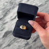 Vintage 10k Yellow Gold Wonderful Star Enamel Signet Ring - Video showing the piece