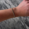 Vintage 10k Yellow & White Gold .768cttw Diamond Swirly Line Bracelet - Video showing the piece